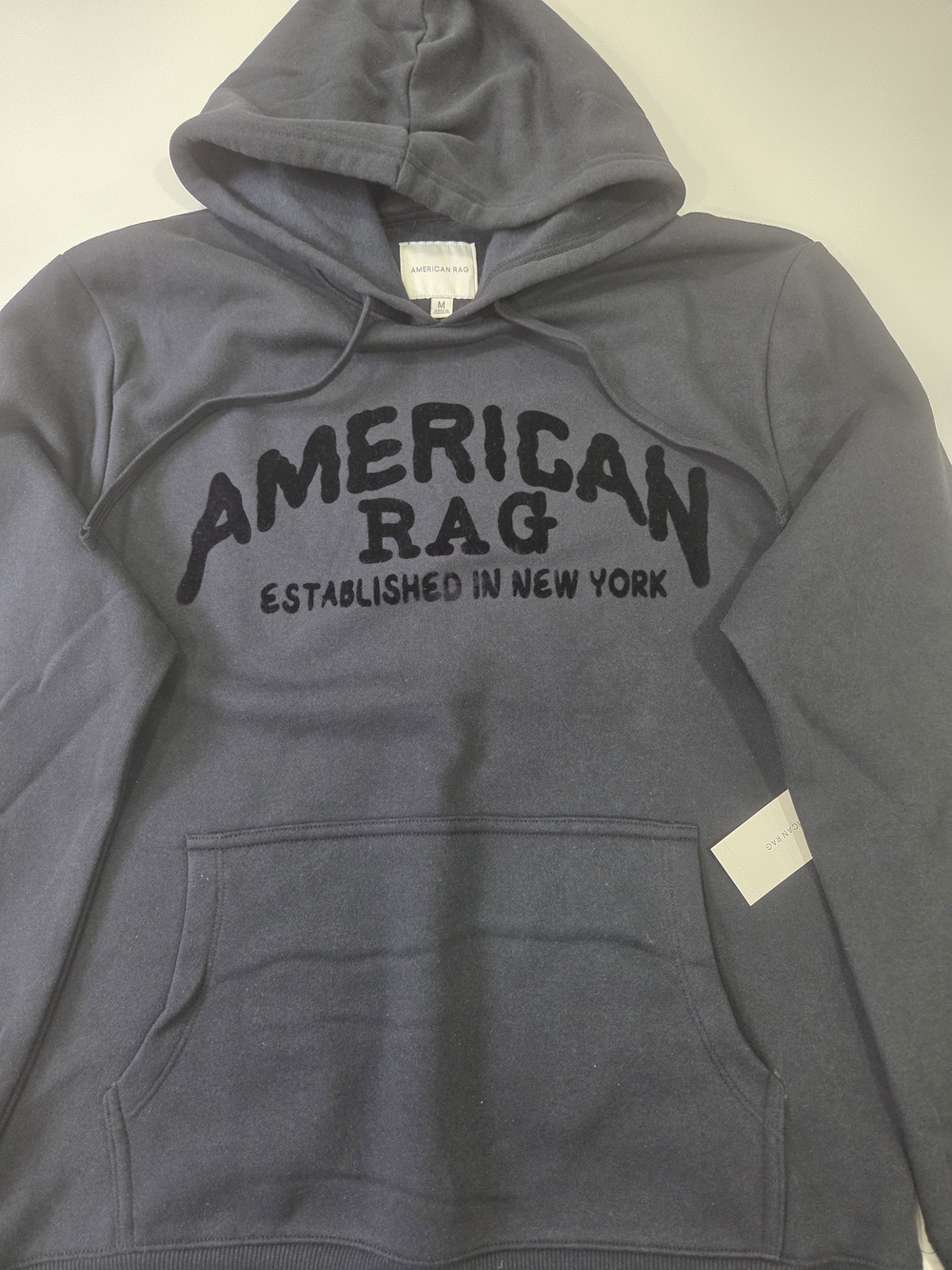 American Rag Men's Black Logo Hoodie Sweater
